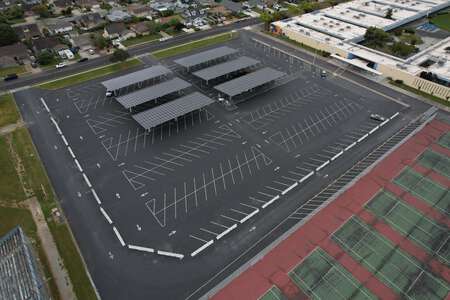 Newark Junior High Parking Lot  in Newark