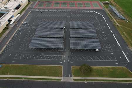 Newark Junior High Parking Lot  in Newark