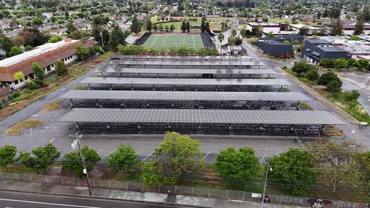 Piedmont Hills High School  Student Parking Lot in San Jose 2