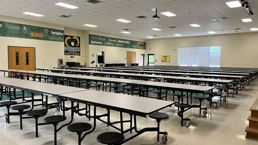 Riverwood Elementary School Cafeteria in Clayton