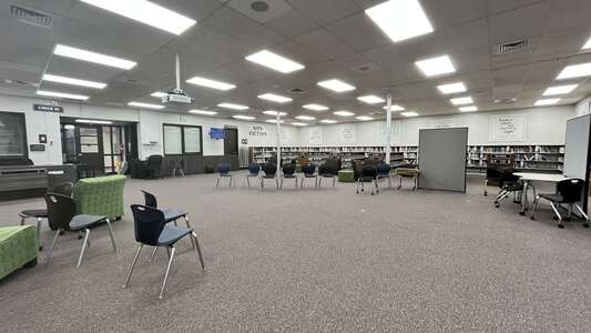 Gwin Oaks Elementary School Media Center in Lawrenceville