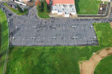Edward Harris, Jr. Middle School Outdoor Basketball Courts in Elk Grove