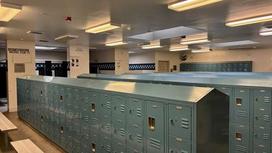 Rancho Viejo Middle School Boys Locker Room in Hemet