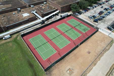 Eisenhower High School Tennis Courts in Houston