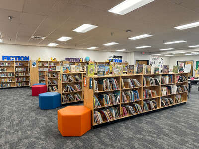 Halls Elementary School Library in Knoxville