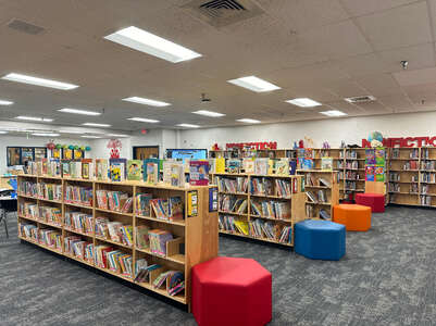 Halls Elementary School Library in Knoxville