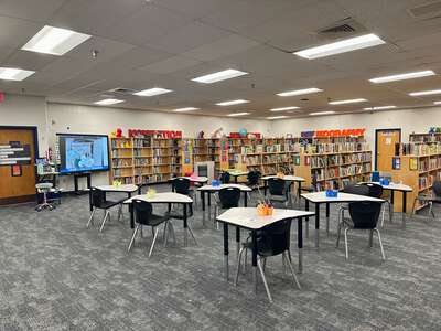 Halls Elementary School Library in Knoxville