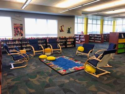 Lake Nona Middle School Media Center in Orlando