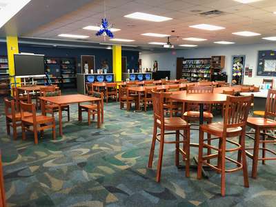 Lake Nona Middle School Media Center in Orlando