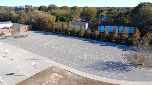 Old Donation School Parking Lot - Front in Virginia Beach