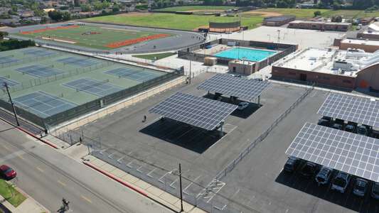 Orange High School Parking Lot - Staff in Orange