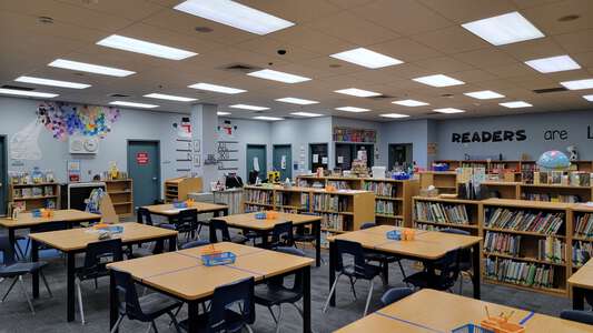 Vanderburg - John C. Elementary School Library in Henderson