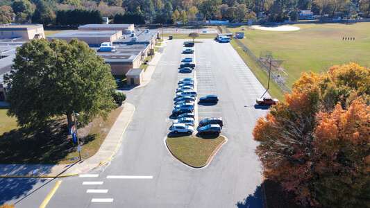 Independence Middle School Parking Lot - Side in Virginia Beach