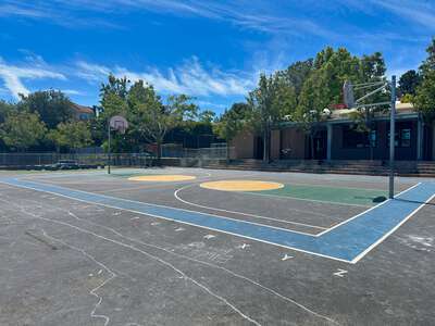 Roosevelt Elementary School Outdoor Basketball Courts in Burlingame