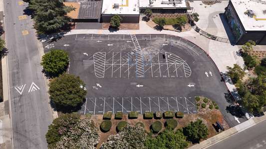 Spangler Elementary School Parking Lot in Milpitas 2