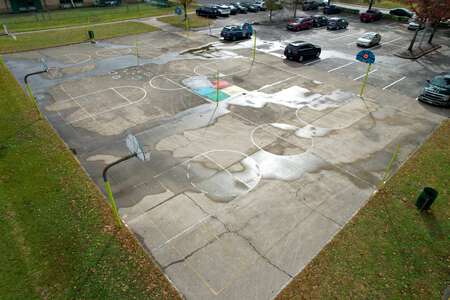 Lynnhaven Elementary School Outdoor Basketball Courts in Virginia Beach