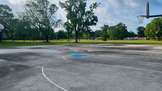 Merrydale Elementary School Outdoor Basketball Courts in Baton Rouge