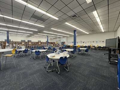 Brandon Middle School Library in Virginia Beach