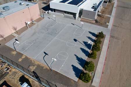 Jackson Middle School Outdoor Basketball Courts in Albuquerque