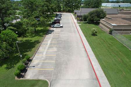 Escamilla Elementary School Parking Lot - Front in Houston 2