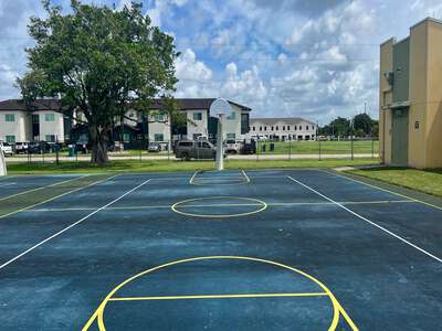Florida City Elementary School Outdoor Basketball Courts in Florida City 2
