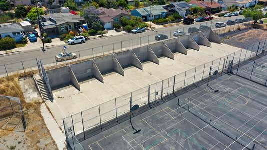 Marston Middle School Outdoor Basketball Courts in San Diego