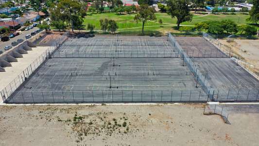 Marston Middle School Outdoor Basketball Courts in San Diego