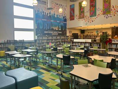 North Miami Middle School Library in North Miami