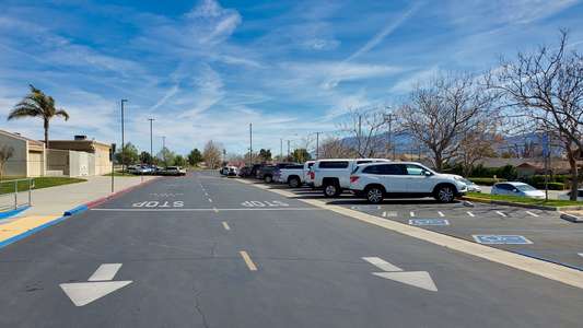 Sundance Elementary School Parking Lot in Beaumont 2
