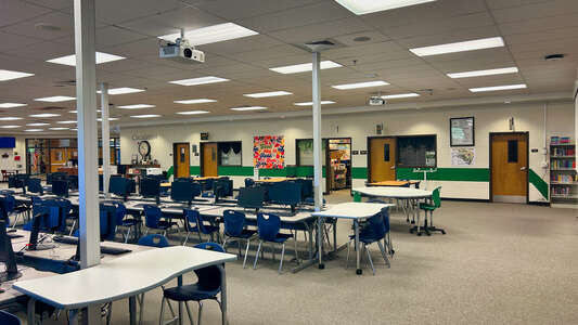 Bay Creek Middle School Library in Grayson