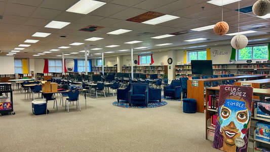Bay Creek Middle School Library in Grayson