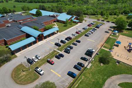 Brickey-McCloud Elementary School Parking Lot - Front in Knoxville 2