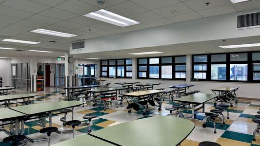 Buckner Terrace Montessori Cafeteria in Dallas
