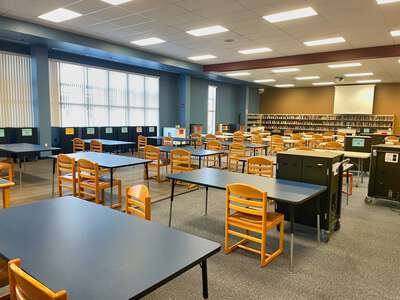 Fivay High School Library in Hudson