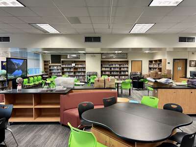 Robert T Hill Middle School Library in Dallas