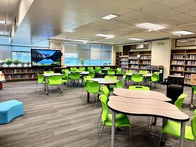 Robert T Hill Middle School Library in Dallas