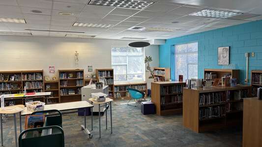 Cooke Elementary School Library in Virginia Beach