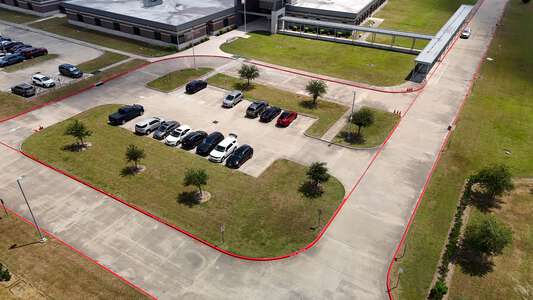 Francis Elementary School Parking Lot - Front Small in Humble