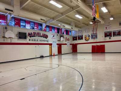 Cleveland Middle School Gym in Albuquerque