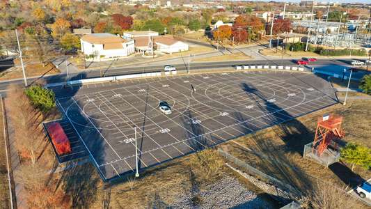 McCallum High School Marching Band Parking Lot in Austin