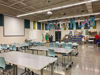 Creekside Middle School Multi Purpose Room in Bentonville