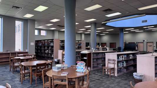 MacArthur High School Library in Houston