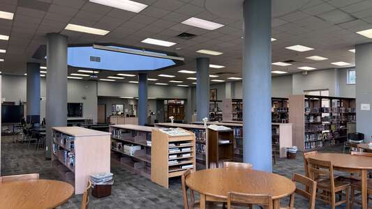 MacArthur High School Library in Houston