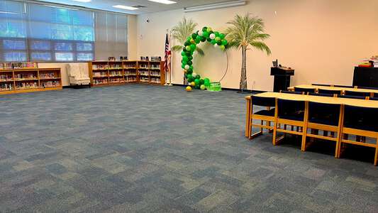 Bayshore Elementary School Library in North Fort Myers