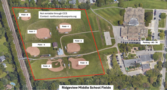 Ridgeview Middle School Blacktop / Basketball Courts in Columbus 3