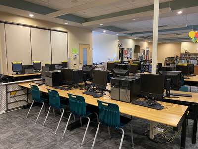 Narcoossee Middle School Media Center in St. Cloud