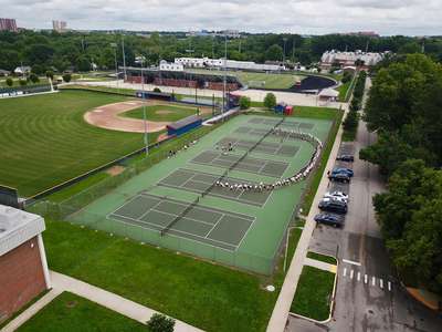 Lafayette High School Tennis Courts in Lexington