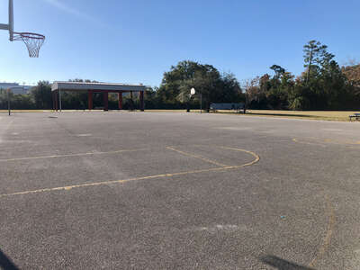 Palm Terrace Elementary School Outdoor Basketball Courts in Daytona Beach