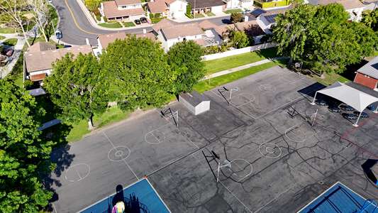 Deerfield Elementary School Outdoor Basketball Courts in Irvine