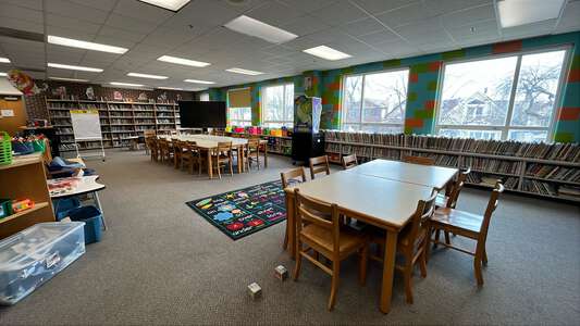 Linne - Carl von Linne Elementary School Library in Chicago 2